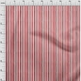 thumbnail image 4 of oneOone Cotton Silk Red Fabric Stripes Sewing Craft Projects Fabric Prints By Yard 42 Inch Wide, 4 of 6