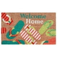 thumbnail image 1 of Liora Manne Natura Welcome Flip Flops Outdoor Mat Multi 18"X30", 1 of 2