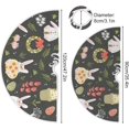 thumbnail image 3 of GZHJMY Easter Bunny Christmas Tree Skirt 36", Easter Tree Skirt Double Layers Polyester Easter Tree Skirt for Easter Holiday Party Decoration, 3 of 6