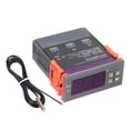 thumbnail image 2 of Temperature MH-1210W Intelligent Microcomputer Digital Temperature Controller High Accuracy Heating/Cooling Temperature Control Thermostat Regulator with Sensor, 2 of 7