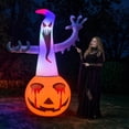 thumbnail image 4 of Halloween Decorations Ghost Inflatable Hanging Decoration, Halloween Indoor Outdoor Ghost Ornament, Porch Yard Decor, Holiday Party Display Accent, 4 of 4