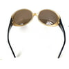 "Fendi FS370 FF Bug Eye Sunglasses Caramel 5ff65 "