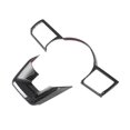 thumbnail image 1 of Para Rogue 2021 2022 2023 Marco del panel del volante Cubierta de la moldura Accesorios interiores (ABS Fibra de carbono, 1 of 5