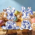 thumbnail image 5 of Easter Fabric Bunny Decorations for The Home 2 Pcs Stuffed Bunny Ornaments Cotton Rabbit Rustic Freestanding Tabletop for Home Tiered Tray Ornaments Farmhouse Decor for Easter Gifts, 5 of 5