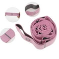 thumbnail image 3 of Unique Bargains 1pc Women Digital Yoga Stretch Bands for Gym Stretching Exercise Pink Nylon High Elastic Yarn Latex Yarn, 3 of 4
