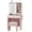 Pink, variant on Sunvasagoo Makeup Vanity Desk w/ LED Mirror & Charging Station, Dressing Table w/ Stool, Outlets, USB Ports for Bedroom