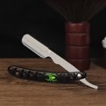 thumbnail image 1 of Navaja de afeitar manual plegable vintage para hombre, cuchillo para trinchar y peinar el cabello, cuchillo de afeitar con mango hueco personalizado, 1 of 5