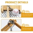 thumbnail image 2 of 16pcs Baseball Keychains Bag Key Rings Purse Decoration Backpack Key Pendants, 2 of 6