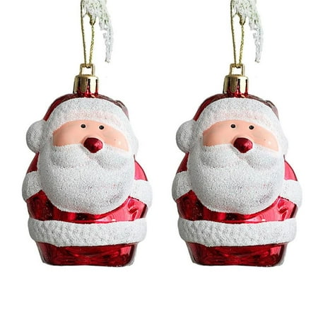 

ELENXS 2Pcs Christmas Hanging Pendants Xmas Tree Ornaments for Christmas Tree Decorations