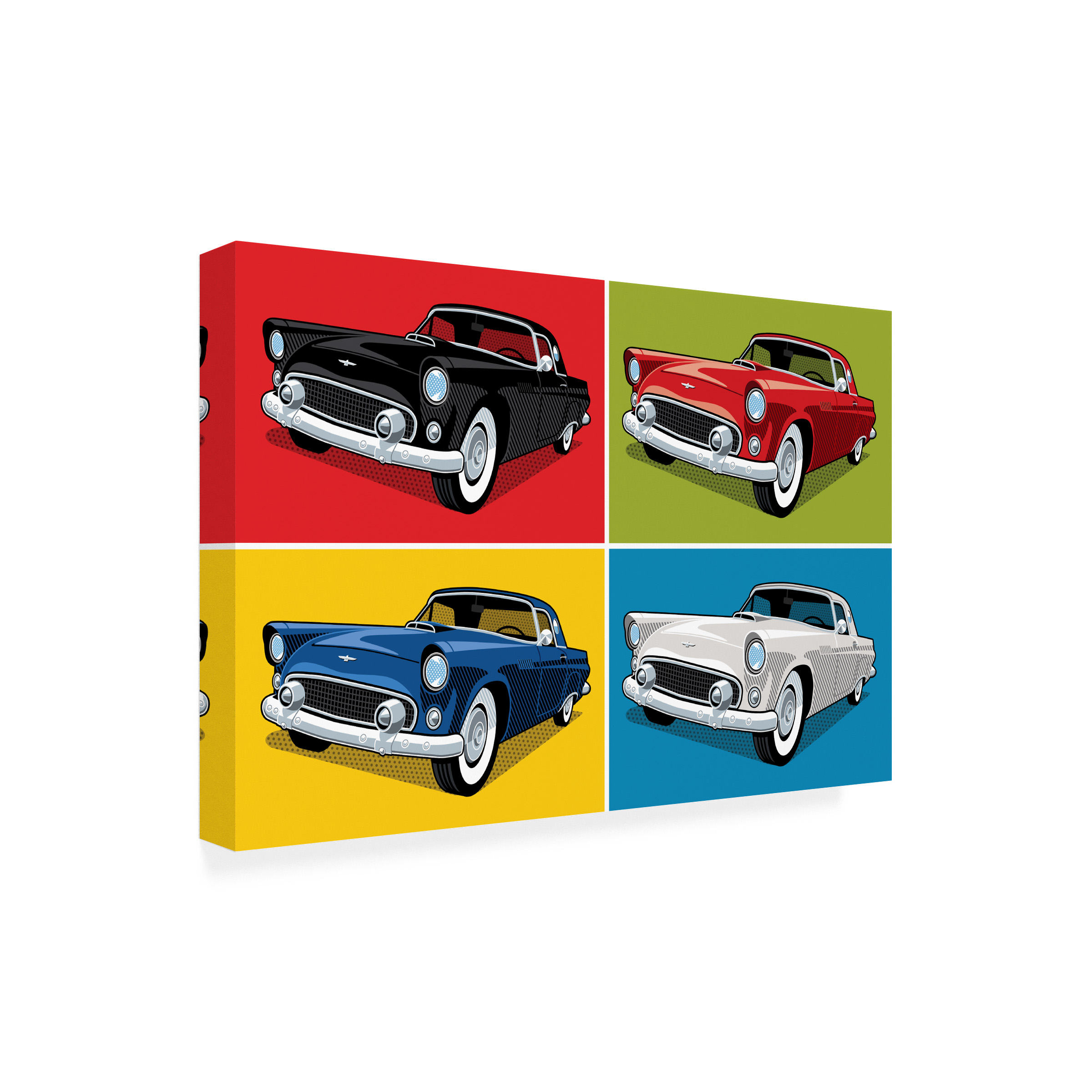 Ron Magnes '1956 Thunderbird Classic Car' Canvas Art