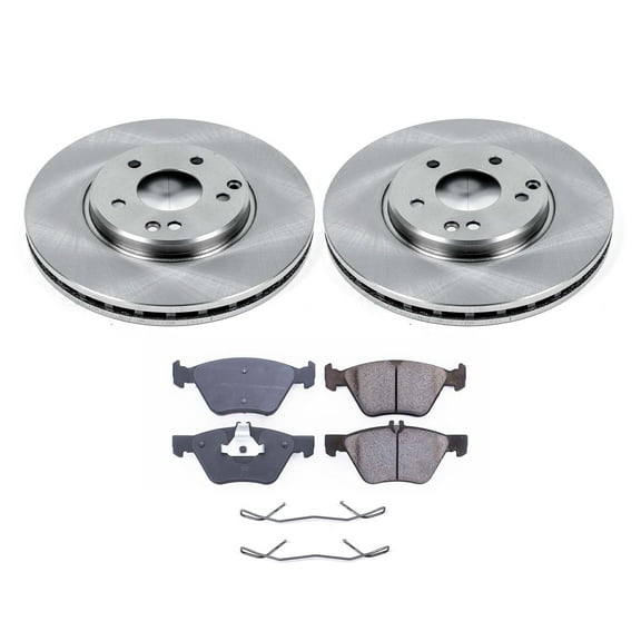 Ultimate Brakes Front Ceramic Brake Pad and Rotor Kit with Hardware WM80649