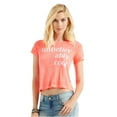 thumbnail image 2 of Aeropostale Womens Unbelievably Cool Graphic T-Shirt, Orange, Juniors, Small, 2 of 2
