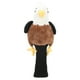 thumbnail image 1 of Funda para palos de golf, cubierta para cabeza de palo de golf con animales bonitos, forro suave, cubiertas protectoras para postes de golf, color marrón, 1 of 10