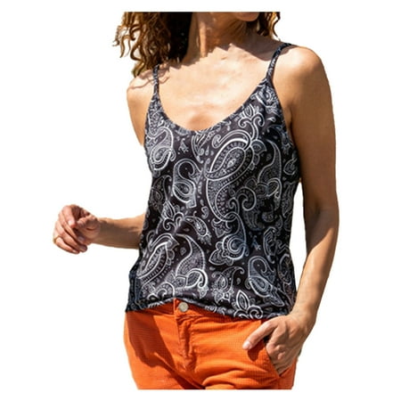 

koaiezne Womens Blouses Cami Shirts Crop Neck Tops Compression Top Women with Bra