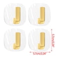 thumbnail image 2 of GFHFHITJ Storage Rack Punch- Wall-mounted Bag Hook Door Back Small Storage Hanger Strong Seamless Sticky Hook Headphone Rack, 2 of 5