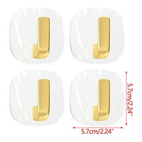 LACKUST Over The Door Hooks on Sale,Punch- Wall-mounted Bag Hook Door Back Small Storage Hanger Strong Seamless Sticky Hook Headphone Rack,A