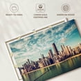 thumbnail image 6 of Elephant Stock Vintage Chicago Skyline Wall Art - Horizontal Canvas Wall Art - Living Room Wall Decor - Places Canvas - Teal And Beige Decor - 30" x 20", 6 of 8