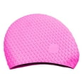 thumbnail image 2 of Silicone Swim Cap for Long & Curly Hair - Comfortable Waterproof Swimming & Shower Cap for Women & Men | Protects Hairstyles While Swimming, 2 of 7