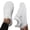 White, variant on Willtoo Womens Breathable Mesh Lightweight Running Sneakers Lace Up Cushion Platform Shoes Non Slip Shock Absorbing Athletic Walking Tennis Shoes Casual Daily Footwear