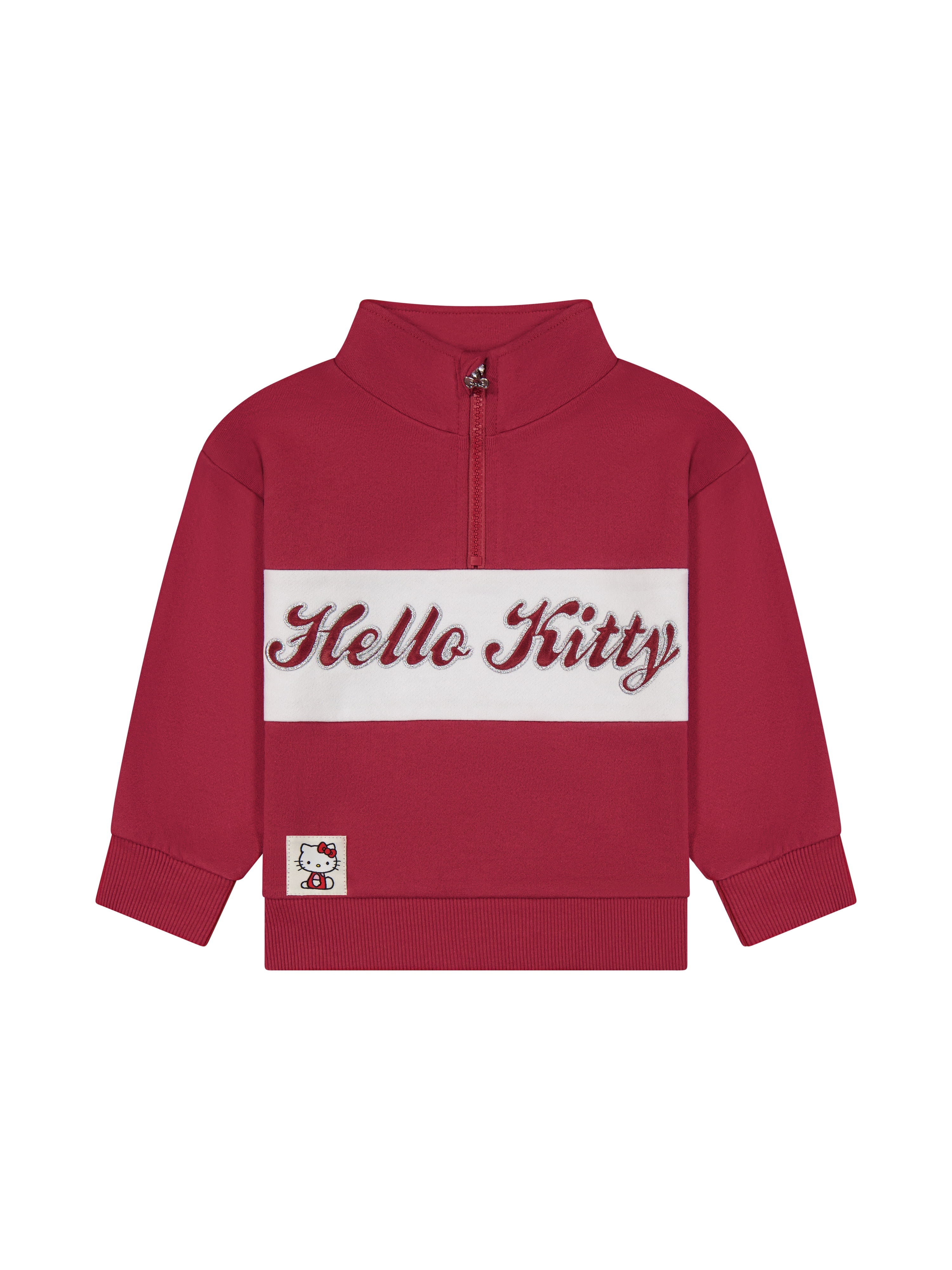Hello Kitty Toddler Girls Quarter Zip Top, Sizes 12 Months - 5T
