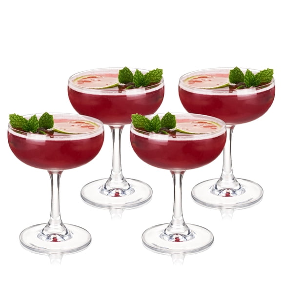 Juego de 4 copas coupe TRUE de 200 ml para cócteles y martini