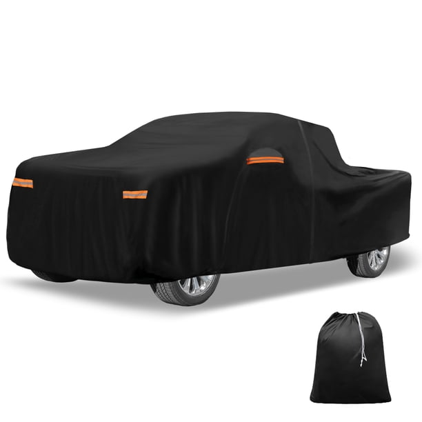 Cubierta de coche Unique Bargains 210D-PU Oxford, impermeable y a prueba de viento para Hyundai Santa Cruz