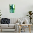 thumbnail image 2 of Stupell Industries Green Asymmetrical Abstract Abstract Painting Unframed Art Print Wall Art, 13 x 19, 2 of 6