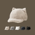 thumbnail image 2 of Kitten Baseball Hat for Girls Women Ear Furry Casual Hat for Sports Gym Mountain Camping Hat Outdoor Activity, 2 of 8