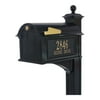 Personalized Balmoral Mailbox Side Plaques, Post Package
