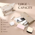 thumbnail image 5 of Suede Evening Bag Formal Clutch Purses for Women Sparkling Evening Bag with Detachable Chain for Prom Wedding Party, 5 of 6