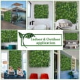thumbnail image 3 of Artificial Greenery Wall Panels: 60"x 120" (50 sqft) Faux Grass Wall Backdrop Boxwood Ivy Privacy Screen with UV Protection,Fake Hedge Fence for Outdoor,Indoor,Garden,Backyard and Home Decor, 3 of 7