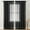 Black, variant on Nmkwnr Sheer Curtains 2 Panels Light Filtering Curtain Window Drapes for Bedroom Living Room, 41" x 84"
