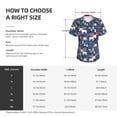 thumbnail image 4 of Xecao Forest Elk for Women's V-Neck T-Shirts-Elegant Half-Sleeve Tops Perfect for Summer-XX-Large, 4 of 5
