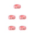 thumbnail image 2 of Sonducket Bandas para el cabello Banda elástica para el sudor de cara Diadema de vellón de coral Artículos para el hogar para maquillaje de spa Rosa claro 5piezas Sonducket CBP256667, 2 of 5