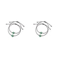 thumbnail image 4 of Minnieouse 2 Pack Girl Matching Bracelets Adjustable Hand Set Popular Jewelry Female Hand-made Chain Accessories Wrist for Girlfriend Wear Negro 2piezas, 4 of 6