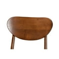 thumbnail image 5 of Katya Mid-Century Modern Walnut Brown Finished Wood 5-Piece Dining Set, 5 of 5