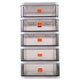 thumbnail image 5 of White Desk Organizer with Drawer Style Storage Case for Makeup and Cotton Swabs 7.5 x 4.2 x 5.3 inches, 5 of 5