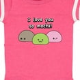 thumbnail image 4 of Inktastic I Love You So Mochi Boys or Girls Baby Bodysuit, 4 of 5