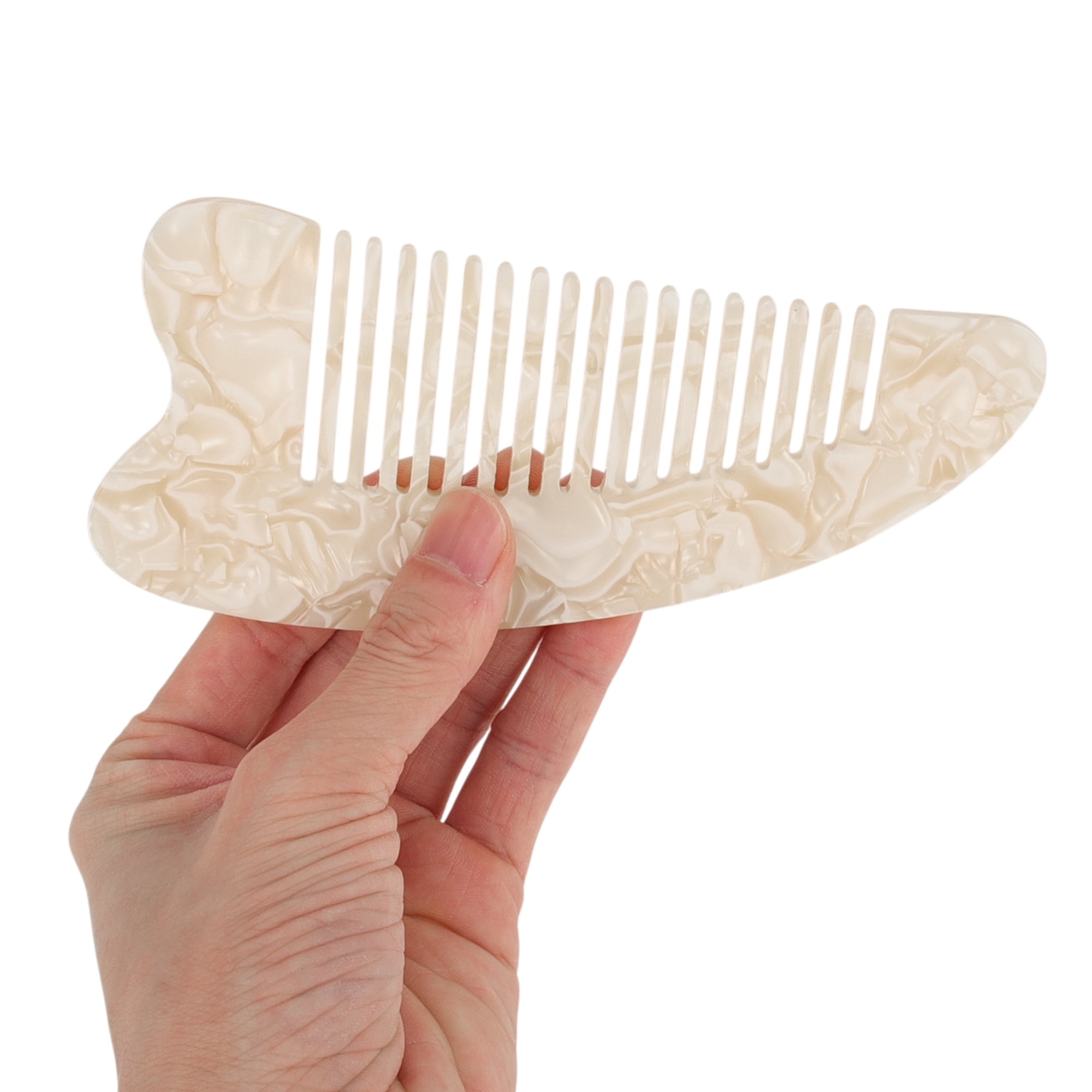 Unique Bargains 1 Pc Anti Static Hair Comb Designed for All Hair Types Styles Beige