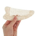 thumbnail image 3 of Unique Bargains 1 Pc Portable Anti-Static Hair Comb Beige Acetate Sheet, 3 of 5