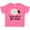 Hot Pink, variant on Religious Lamb Christian Childs Boys or Girls Baby T-Shirt