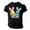 Black, variant on Easter Bunny Men's T-Shirts Short Sleeve Casual Crew Neck Tops Relaxed Fit Pullover Shirts
