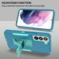thumbnail image 6 of CoverON For Samsung Galaxy S22 Phone Case, Military Grade Heavy Duty Full Body Kickstand Cover - Turquoise, 6 of 9