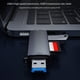 thumbnail image 3 of Lector de Tarjetas 6 en 1, Disco U Externo, Tarjeta TF/SD, Teclado, Ratón, Adaptador de Tarjeta de Interfaz USB Tipo C de 5 Gbp/S, 3 of 5