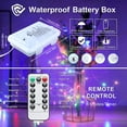 thumbnail image 2 of DYstyle 1-4Pack Waterproof 50-100LEDs Copper Wire Christmas LED String Lights Remote Timer Control Fairy Lights For Home Patio Garden Christmas Decoration, 2 of 6