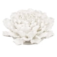 thumbnail image 5 of Handcrafted Ceramic Floral Wall Art – 7.3" x 2.8" Cream Botanical Decor with 3D Relief Details, 5 of 7