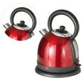 thumbnail image 3 of HLONK 1.7L Stainless Steel Electric Water Kettle with Auto Power Off and Anti-Scald Protection  Insulated Teakettle  220V  Red, 3 of 8
