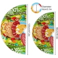 thumbnail image 3 of FMSHPON Easter BasketEggsChickens Greeting Xmas Christmas Tree Skirt Stand Mat for Holiday Party Decoration Indoor Outdoor 36 inches, 3 of 6