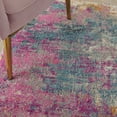 thumbnail image 4 of Nourison Passion Ivory/Multi 3'9" x 5'9" Area Rug, Painterly, Boho, Bed Room, Living Room, Dining Room, Kitchen, , Easy Cleaning, Non Shedding (4' x 6'), 4 of 9