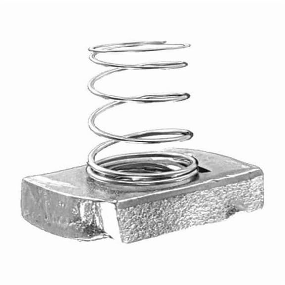 Manufacturer Varies Spring Nut,Steel,Overall W 1 3/8in,PK25 V200 1/4